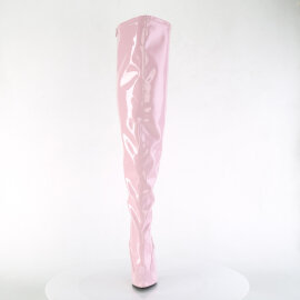 Pleaser SEDUCE-3000WC Overknee Stiefel Lack Baby Pink...