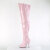 Pleaser SEDUCE-3000WC Overknee Stiefel Lack Baby Pink EU-37 / US-7