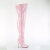 Pleaser SEDUCE-3000WC Overknee Stiefel Lack Baby Pink EU-37 / US-7
