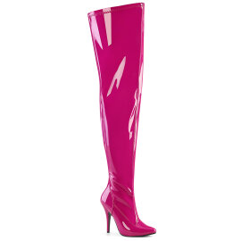 Pleaser SEDUCE-3000WC Overknee Stiefel Lack Pink EU-38 /...