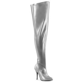 Pleaser SEDUCE-3000WC Overknee Stiefel Metallic...
