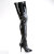 Pleaser SEDUCE-4000 Overknee Stiefel Lack Schwarz EU-38 / US-8