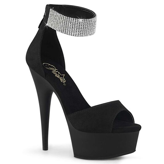 Pleaser Sandalette DELIGHT-625 Schwarz EU-37 / US-7