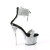 Pleaser SKY-327RSI Plateau Sandaletten Strass Silber Schwarz EU-37 / US-7