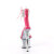 Pleaser SKY-327RSI Plateau Sandaletten Strass Silber Pink EU-35 / US-5