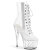 Pleaser STARDUST-1021C-7 Plateau Stiefeletten Clear Strass Transparent EU-40 / US-10