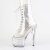 Pleaser STARDUST-1021C-7 Plateau Stiefeletten Clear Strass Transparent EU-35 / US-5