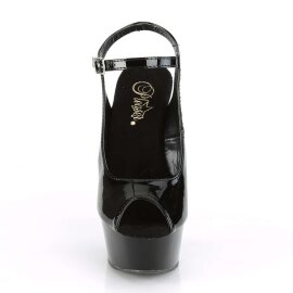 Pleaser Sandalette DELIGHT-655 Schwarz EU-36 / US-6