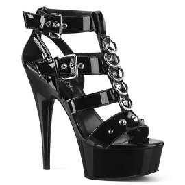 Pleaser Sandalette DELIGHT-658 Schwarz EU-35 / US-5