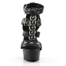 Pleaser Sandalette DELIGHT-658 Schwarz EU-37 / US-7