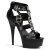Pleaser Sandalette DELIGHT-658 Schwarz EU-37 / US-7
