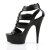 Pleaser Sandalette DELIGHT-658 Schwarz EU-37 / US-7
