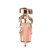 Pleaser Sandalette DELIGHT-658 Rose-Gold Metallic Chrom Glitter EU-36 / US-6
