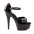 Pleaser Sandalette DELIGHT-660FH Schwarz Rot EU-35 / US-5