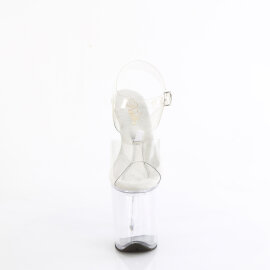 Pleaser TREASURE-808FLA Plateau Sandaletten Clear EU-35 /...