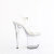 Pleaser TREASURE-808FLA Plateau Sandaletten Clear EU-35 / US-5