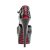 Pleaser Sandalette DELIGHT-660FH Schwarz Rot EU-36 / US-6