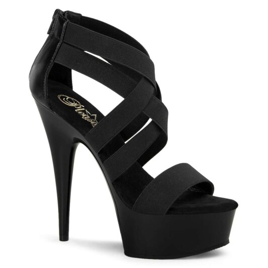 Pleaser Sandalette DELIGHT-669 Schwarz EU-35 / US-5