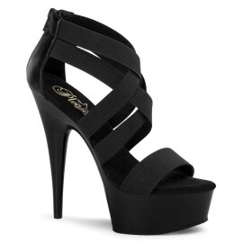 Pleaser Sandalette DELIGHT-669 Schwarz EU-35 / US-5