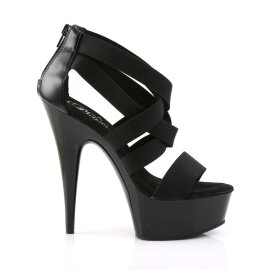 Pleaser Sandalette DELIGHT-669 Schwarz EU-35 / US-5