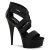 Pleaser Sandalette DELIGHT-669 Schwarz EU-35 / US-5