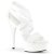 Pleaser Sandalette DELIGHT-669 Weiß EU-35 / US-5