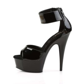 Pleaser Sandalette DELIGHT-670-3 Schwarz EU-35 / US-5