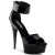 Pleaser Sandalette DELIGHT-670-3 Schwarz EU-35 / US-5