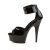 Pleaser Sandalette DELIGHT-670-3 Schwarz EU-35 / US-5