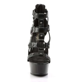 Pleaser Sandalette DELIGHT-682 Schwarz EU-40 / US-10