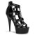 Pleaser Sandalette DELIGHT-682 Schwarz EU-40 / US-10