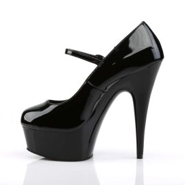 Pleaser Sandalette DELIGHT-687 Schwarz EU-35 / US-5