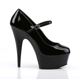 Pleaser Sandalette DELIGHT-687 Schwarz EU-35 / US-5
