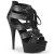 Pleaser Sandalette DELIGHT-693 Schwarz EU-36 / US-6