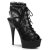 Pleaser Stiefelette DELIGHT-696LC Schwarz EU-35 / US-5
