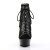 Pleaser Stiefelette DELIGHT-696LC Schwarz EU-35 / US-5