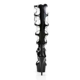 Pleaser Sandalette DELIGHT-698 Schwarz EU-35 / US-5