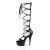 Pleaser Sandalette DELIGHT-698 Schwarz EU-35 / US-5