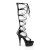 Pleaser Sandalette DELIGHT-698 Schwarz EU-35 / US-5
