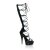 Pleaser Sandalette DELIGHT-698 Schwarz EU-37 / US-7