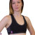 PoleFit Top Retro Sport XS Schwarz / Grau