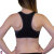 PoleFit Top Retro Sport XS Schwarz / Grau