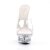 Pleaser Pantolette ECLIPSE-601 Transparent Silber EU-37 / US-7