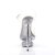 Pleaser Sandalette ECLIPSE-608 Transparent Silber EU-37 / US-7