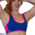 PoleFit Top Retro Sport S Blau / Pink