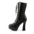 Pleaser Stiefelette ELECTRA-1020 Schwarz EU-36 / US-6