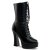 Pleaser Stiefelette ELECTRA-1020 Schwarz EU-38 / US-8