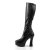 Pleaser Kniestiefel ELECTRA-2000Z Schwarz EU-36 / US-6