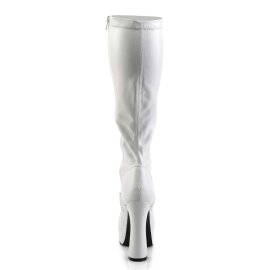 Pleaser Kniestiefel ELECTRA-2000Z Weiß EU-39 / US-9
