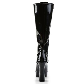 Pleaser Kniestiefel ELECTRA-2020 Schwarz EU-40 / US-10
